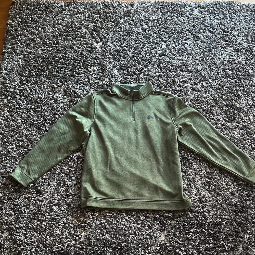 Under Armour Olive Quarter-Zip Pullover